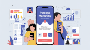 visuel stylisé persona marketing crazy app mobile