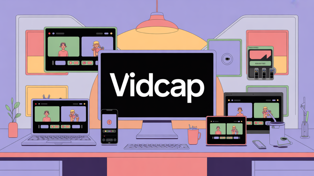 VidCap interfaces sous titrage automatique et capture vidéo sur plusieurs appareils