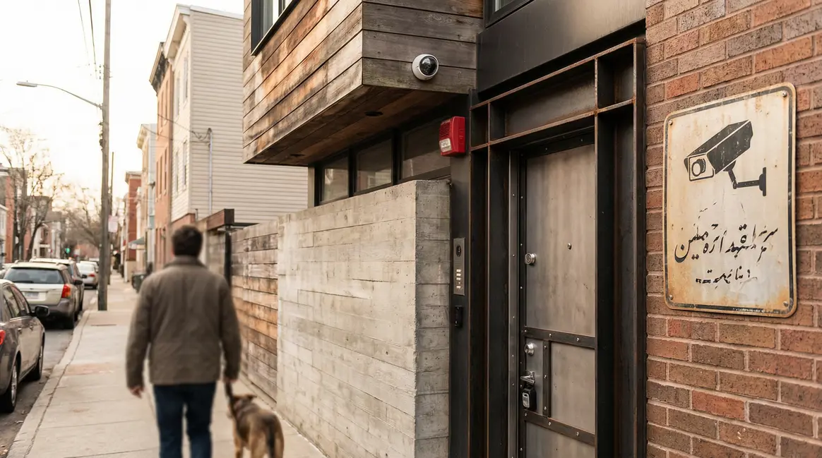 alarme visible maison urbaine securisee