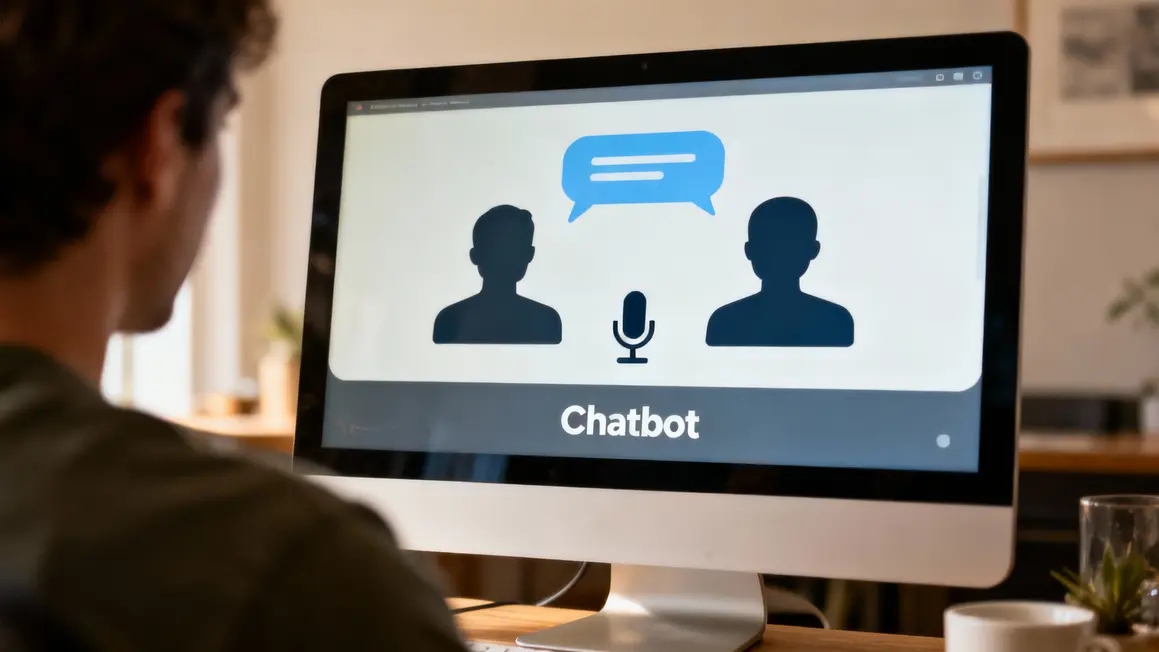 Interface chatbot et bulles de dialogue