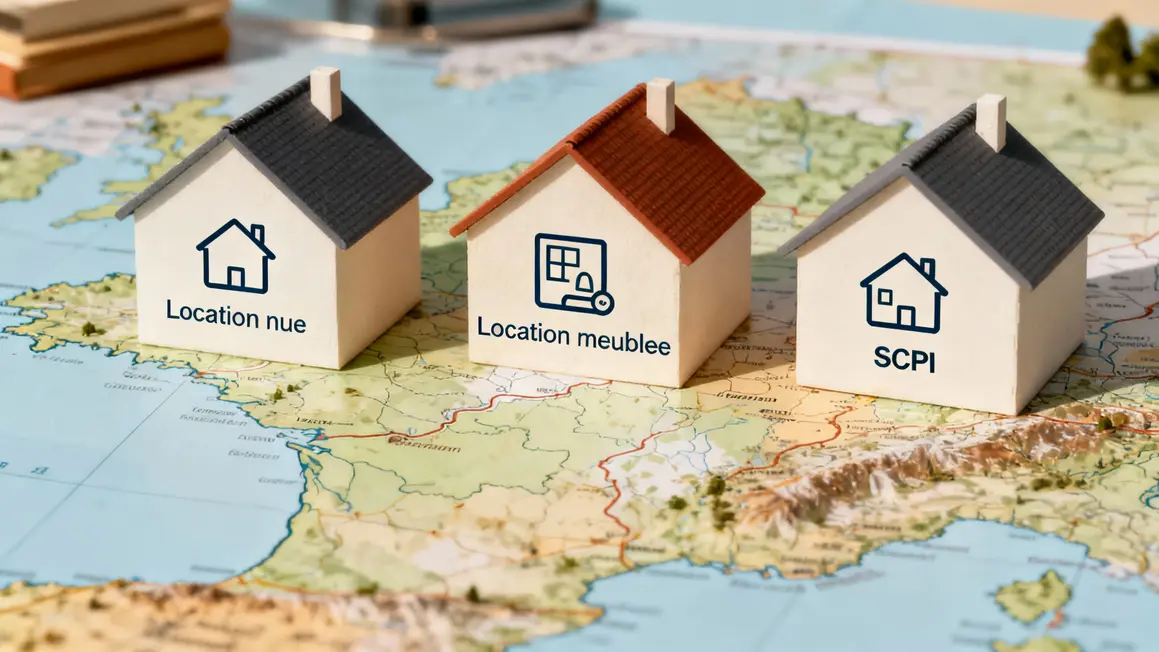 Infographie formes investissement immobilier locatif France