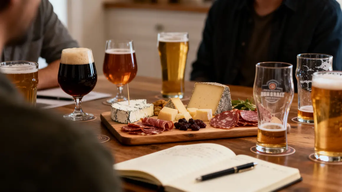 degustation box biere maison plateau notes