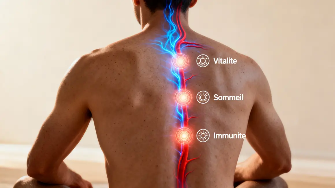 Schema corps chakras bienfaits massage tantrique