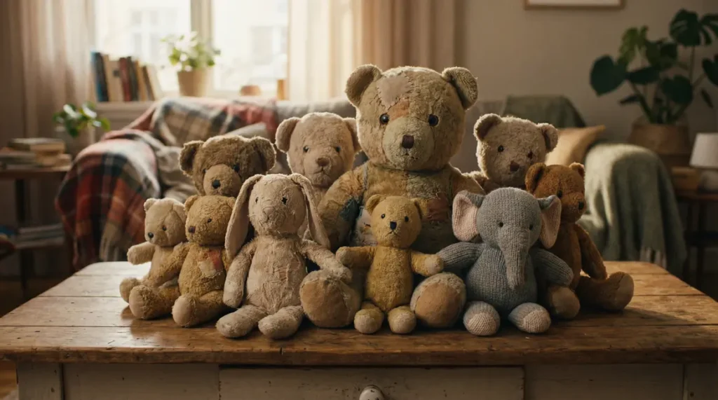 peluches symbole confort et attachement