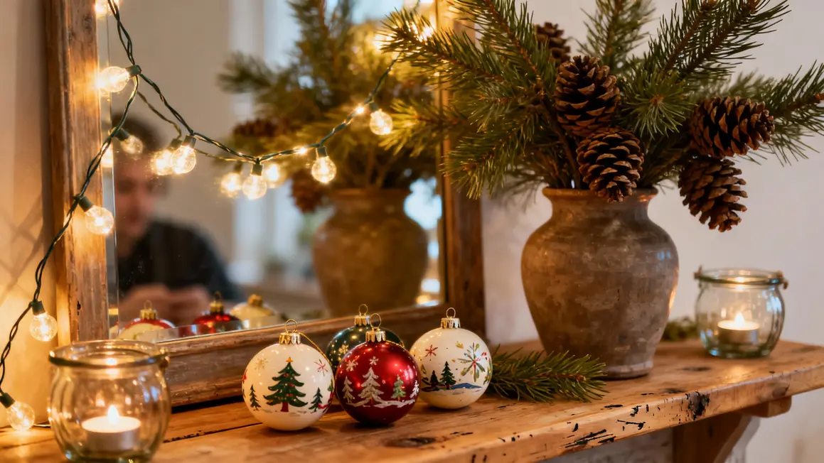 boules de noel recyclees diy guirlandes photophores