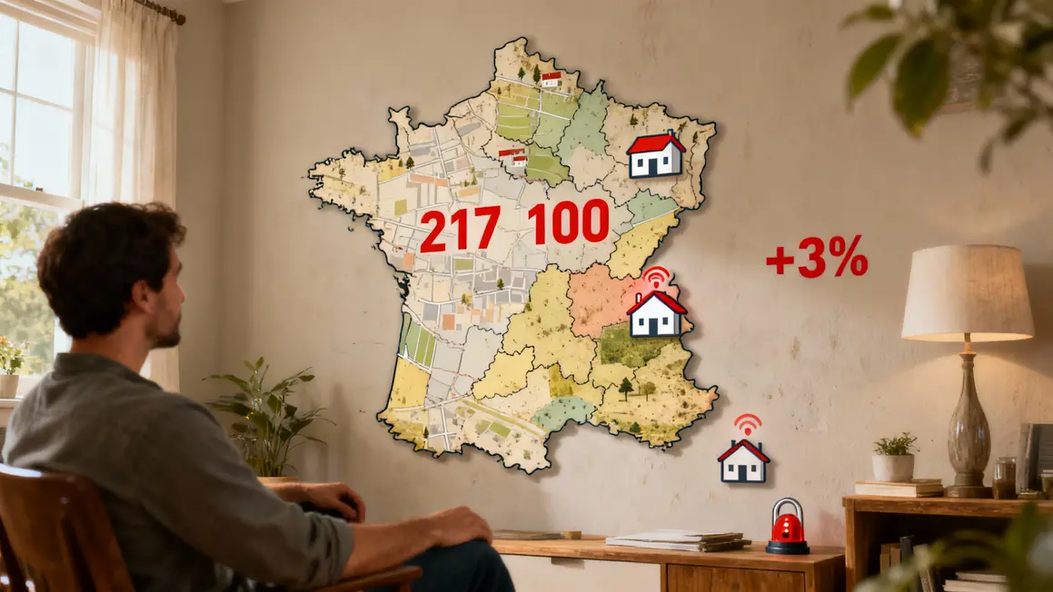 carte france cambriolage maisons alarme