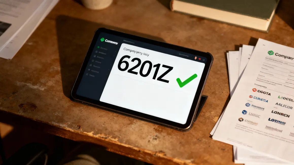 fiche entreprise code NAF vérifié