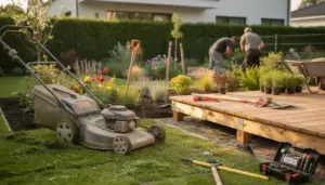 jardinier paysagiste travaux jardin moderne